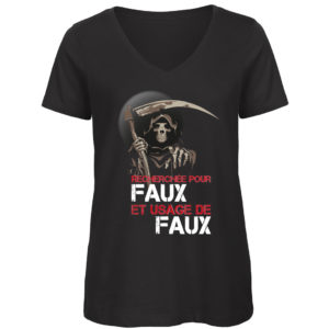 T-shirt « Faux et usage de faux »