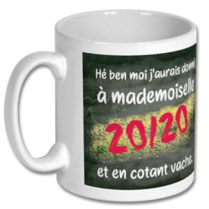 Mug Audiard « Mademoiselle 20/20 »