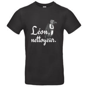 T-shirt « Léon, nettoyeur », vautour rigolo