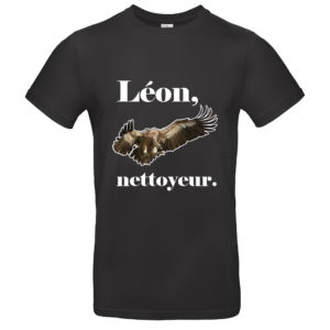 T-shirt « Léon, nettoyeur » vautour sérieux