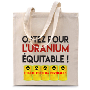 Tote bag « Uranium équitable »