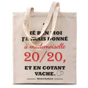 Tote bag Audiard « Mademoiselle 20/20 »