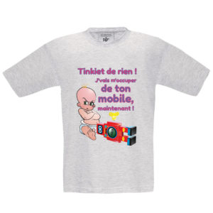T-shirt enfants « Tinkiet de rien ! »