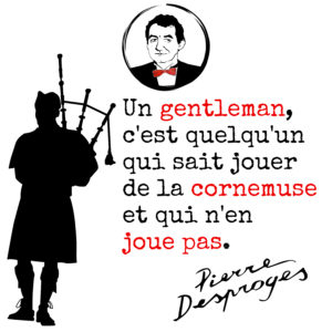 Magnet Desproges « Un gentleman, c’est celui qui… »