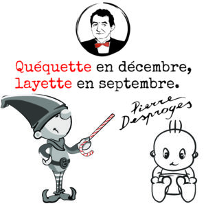 Magnet Desproges « Quéquette en décembre… »