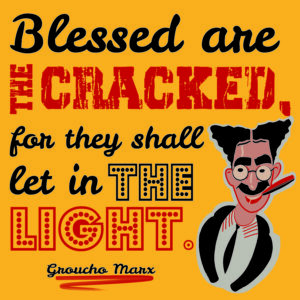 Magnet Groucho Marx « Blessed are the cracked… »